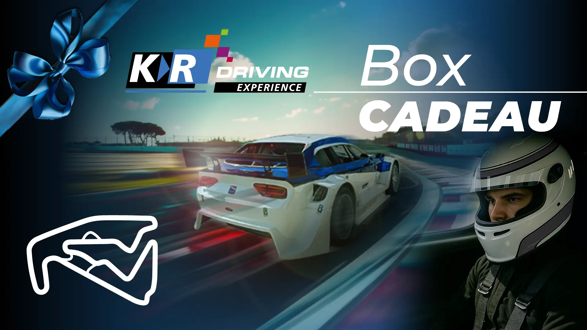 Box Cadeau Baptême 2 Tours Mitjet - Circuit de Bresse